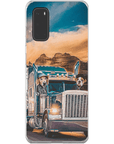 Funda personalizada para teléfono con 2 mascotas 'The Truckers'