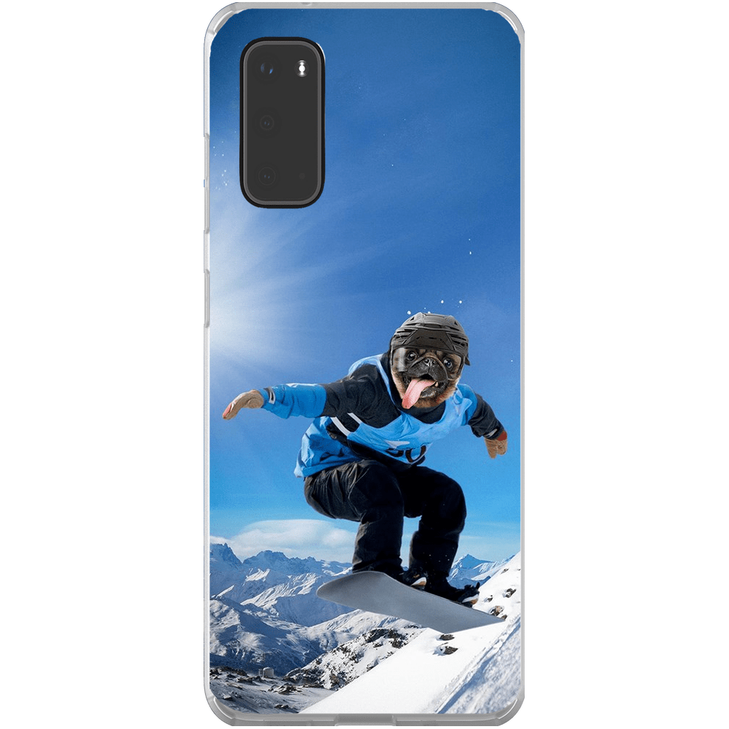 &#39;The Snowboarder&#39; Personalized Phone Case