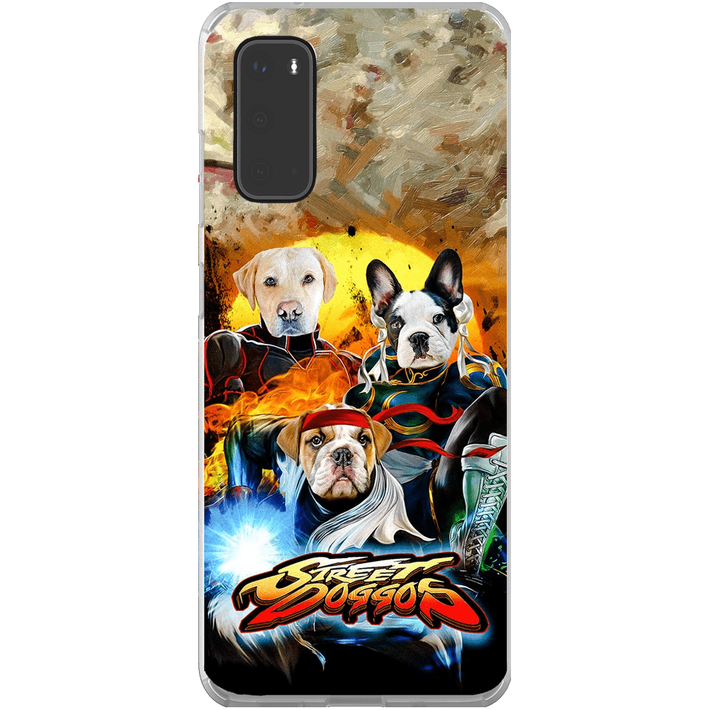 &#39;Street Doggos&#39; Personalized 3 Pet Phone Case