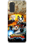 'Street Doggos' Funda personalizada para teléfono con 3 mascotas