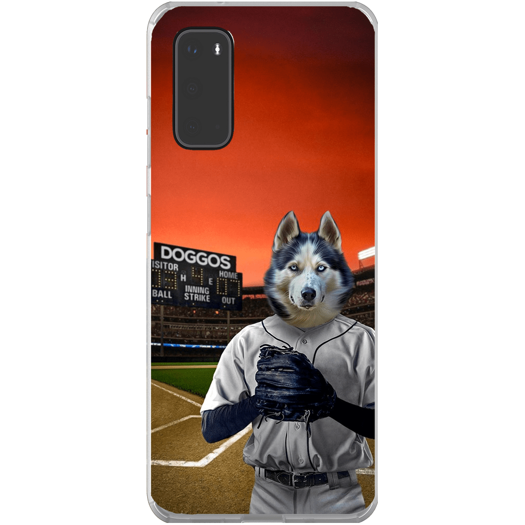 &#39;The Baseball Player&#39; Personalized Phone Case