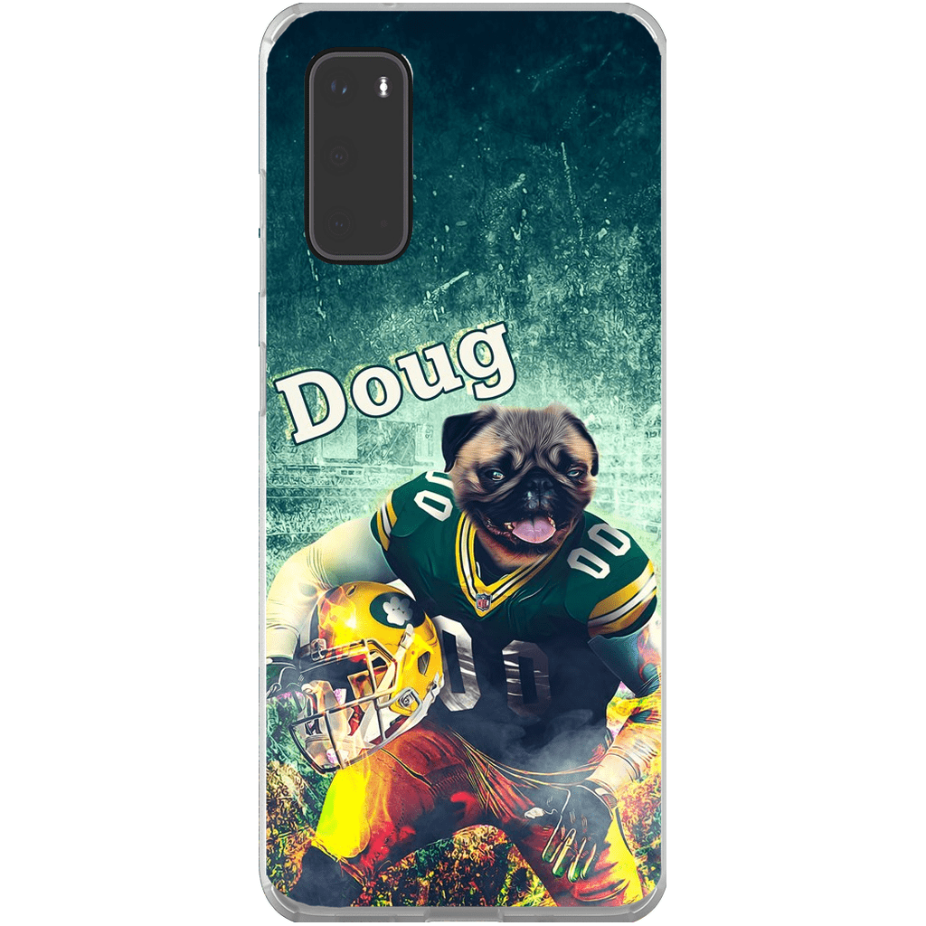 Funda personalizada para teléfono con perro &#39;Green Bay Doggos&#39;