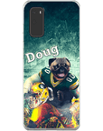 Funda personalizada para teléfono con perro 'Green Bay Doggos'