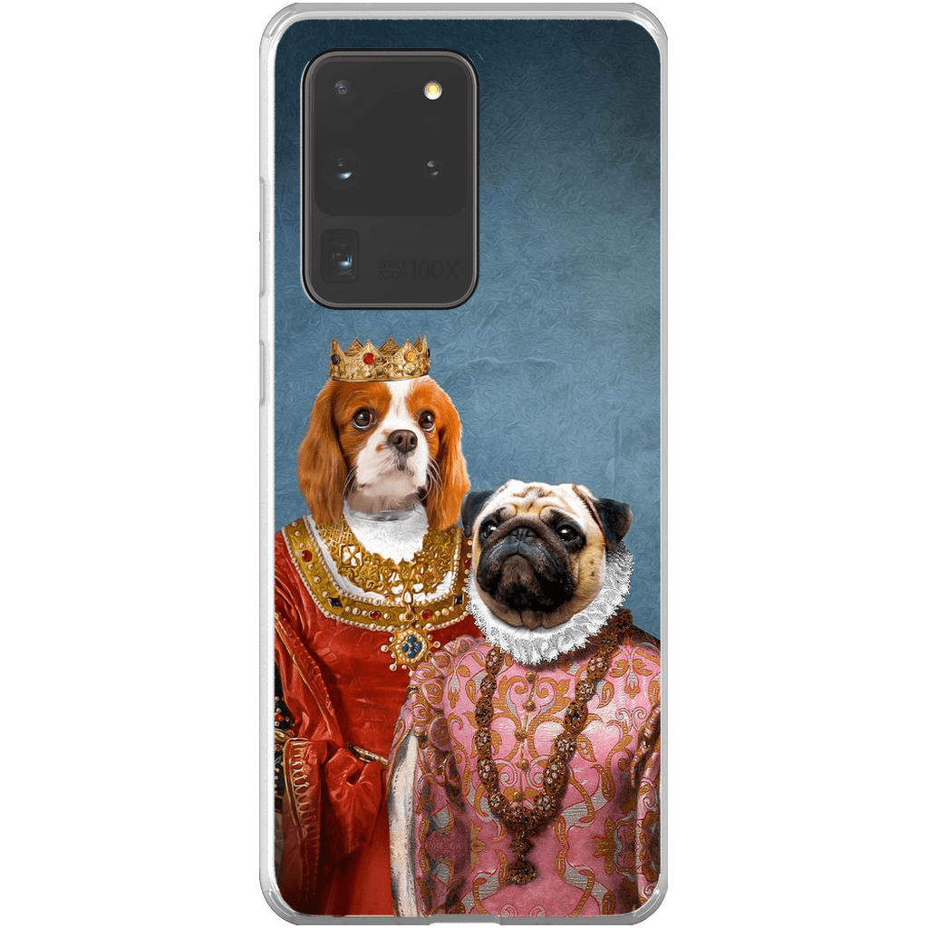 &#39;Queen and Archduchess&#39; Personalized 2 Pet Phone Case