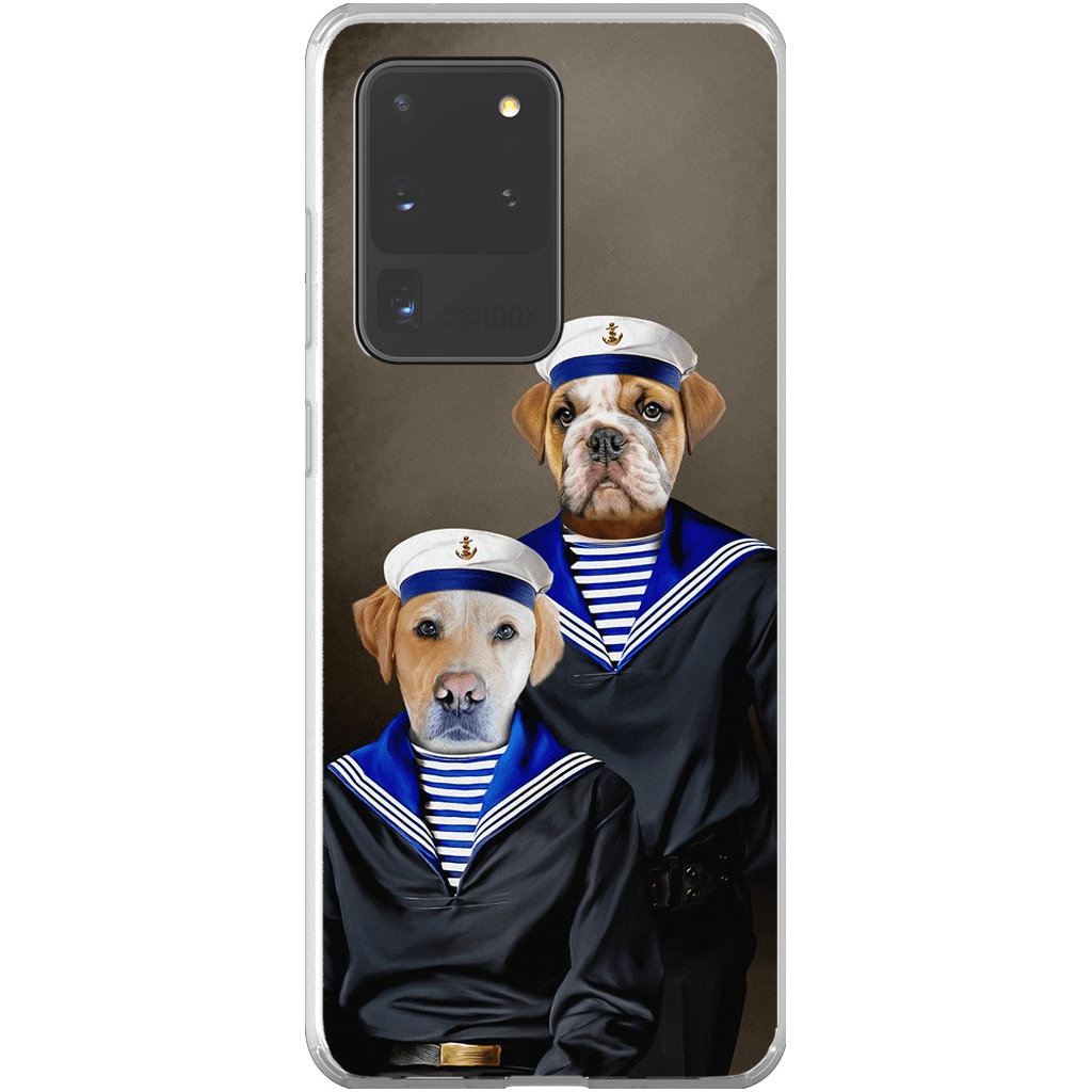 &#39;The Sailors&#39; Personalized 2 Pet Phone Case