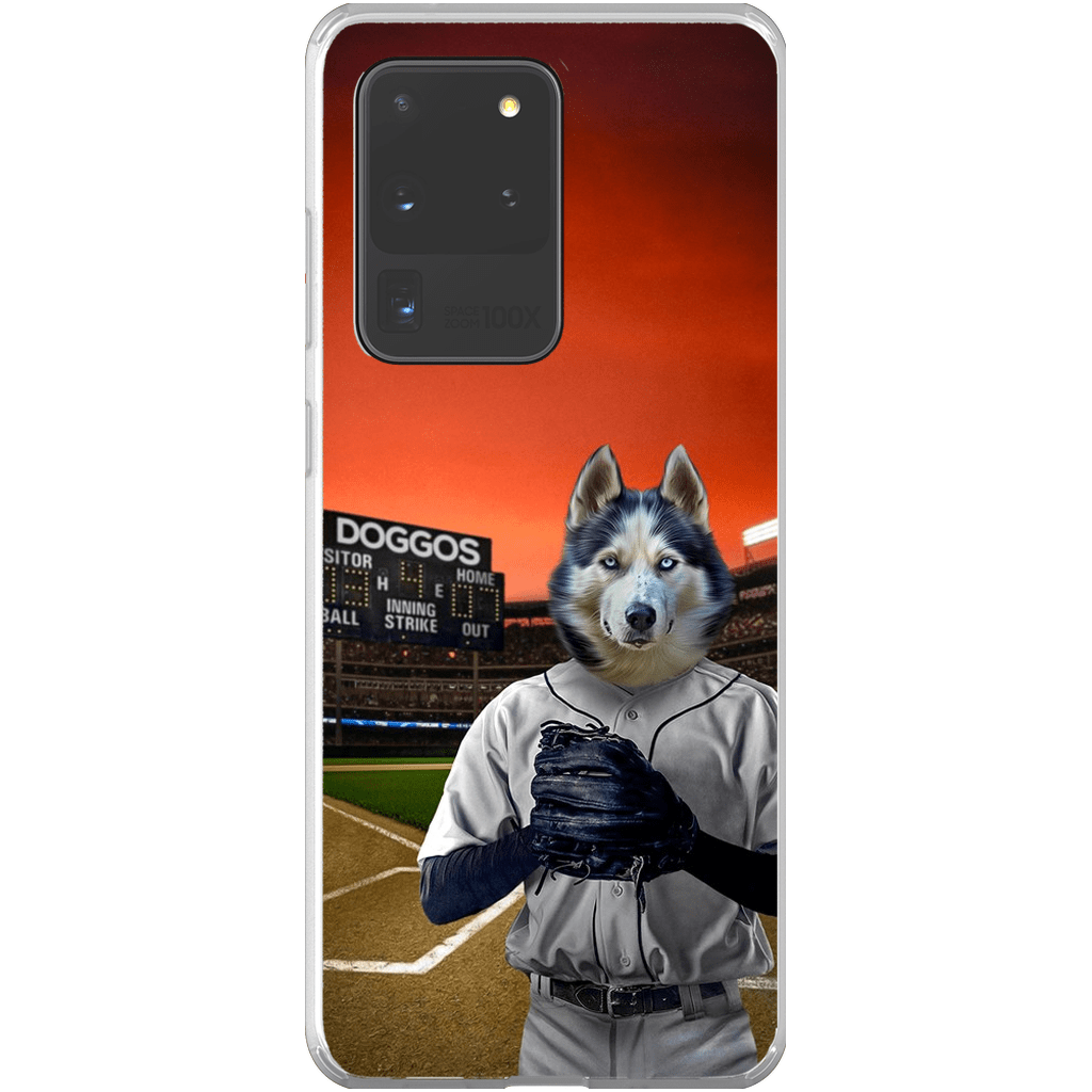 &#39;The Baseball Player&#39; Personalized Phone Case