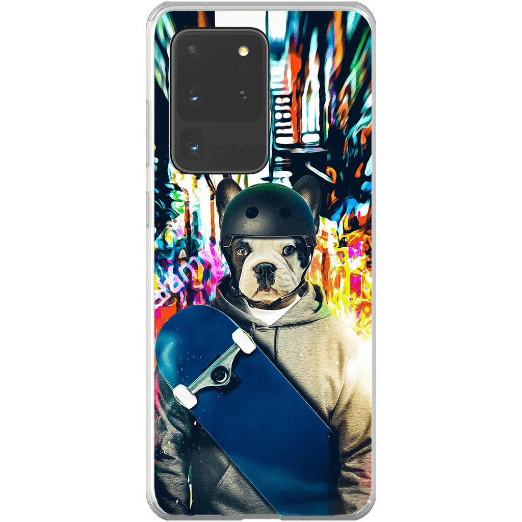 &#39;The Skateboarder&#39; Personalized Phone Case