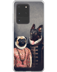 Funda personalizada para teléfono con 2 mascotas 'Duque y Archiduquesa'