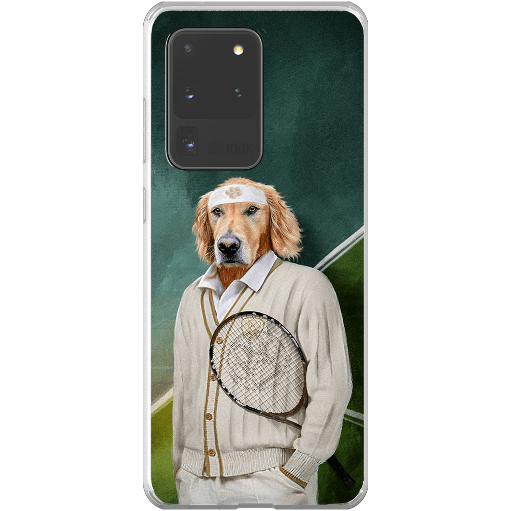 Funda para móvil personalizada &#39;Jugador de tenis&#39;