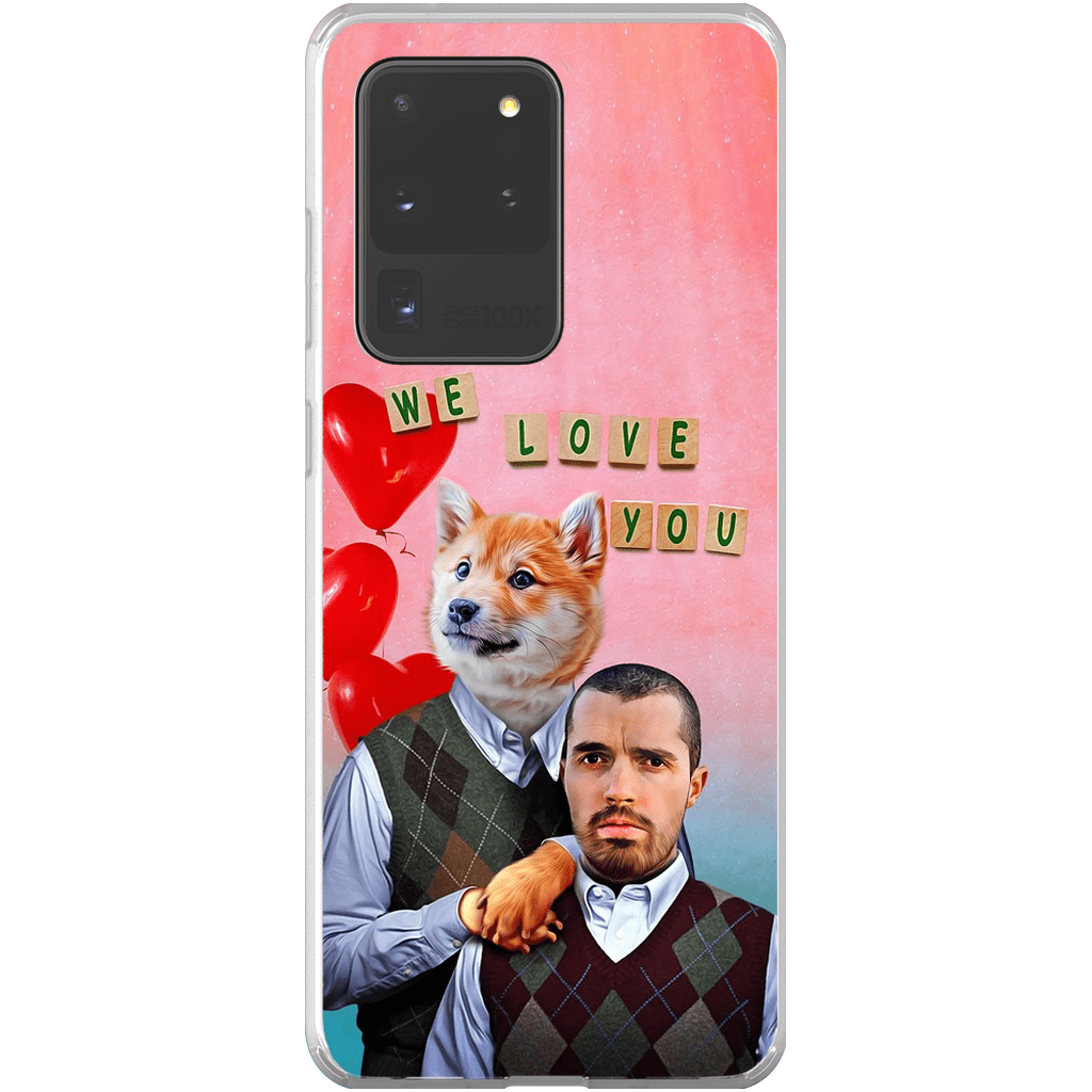 &#39;Step Doggo/Human Valentines&#39; Personalized Phone Cases