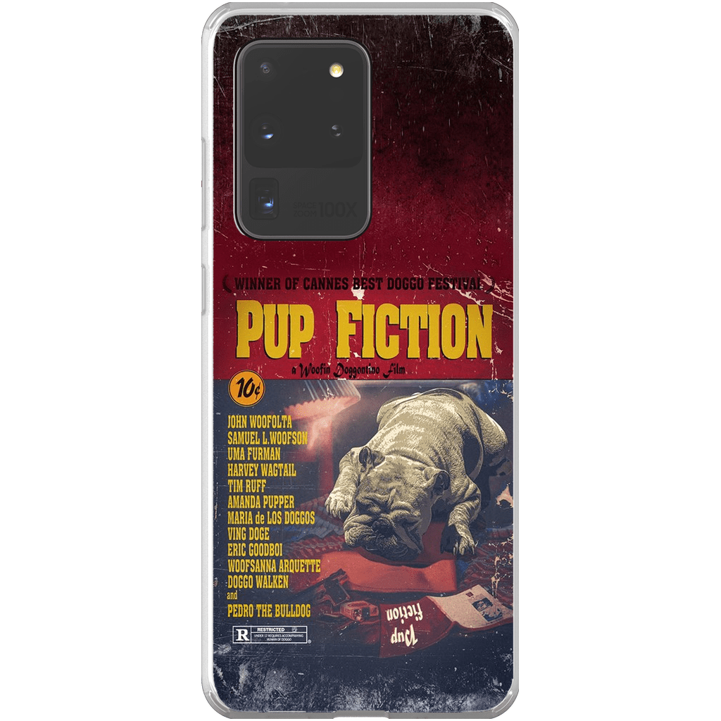 &#39;Pup Fiction&#39; Personalized Phone Case