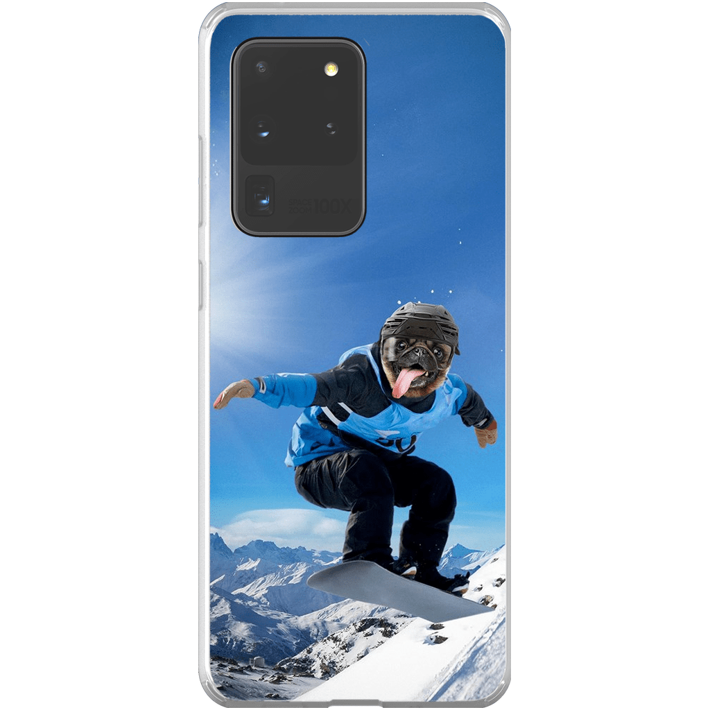 &#39;The Snowboarder&#39; Personalized Phone Case