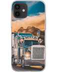 Funda personalizada para teléfono con 2 mascotas 'The Truckers'