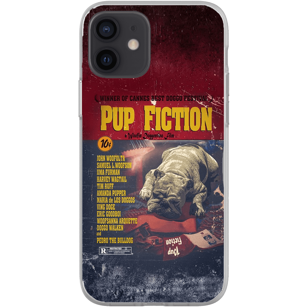 &#39;Pup Fiction&#39; Personalized Phone Case