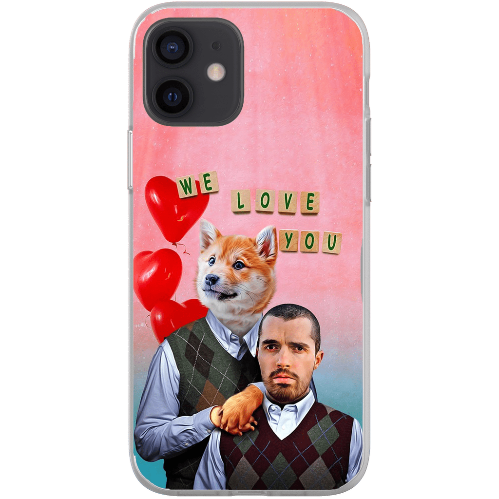 &#39;Step Doggo/Human Valentines&#39; Personalized Phone Cases