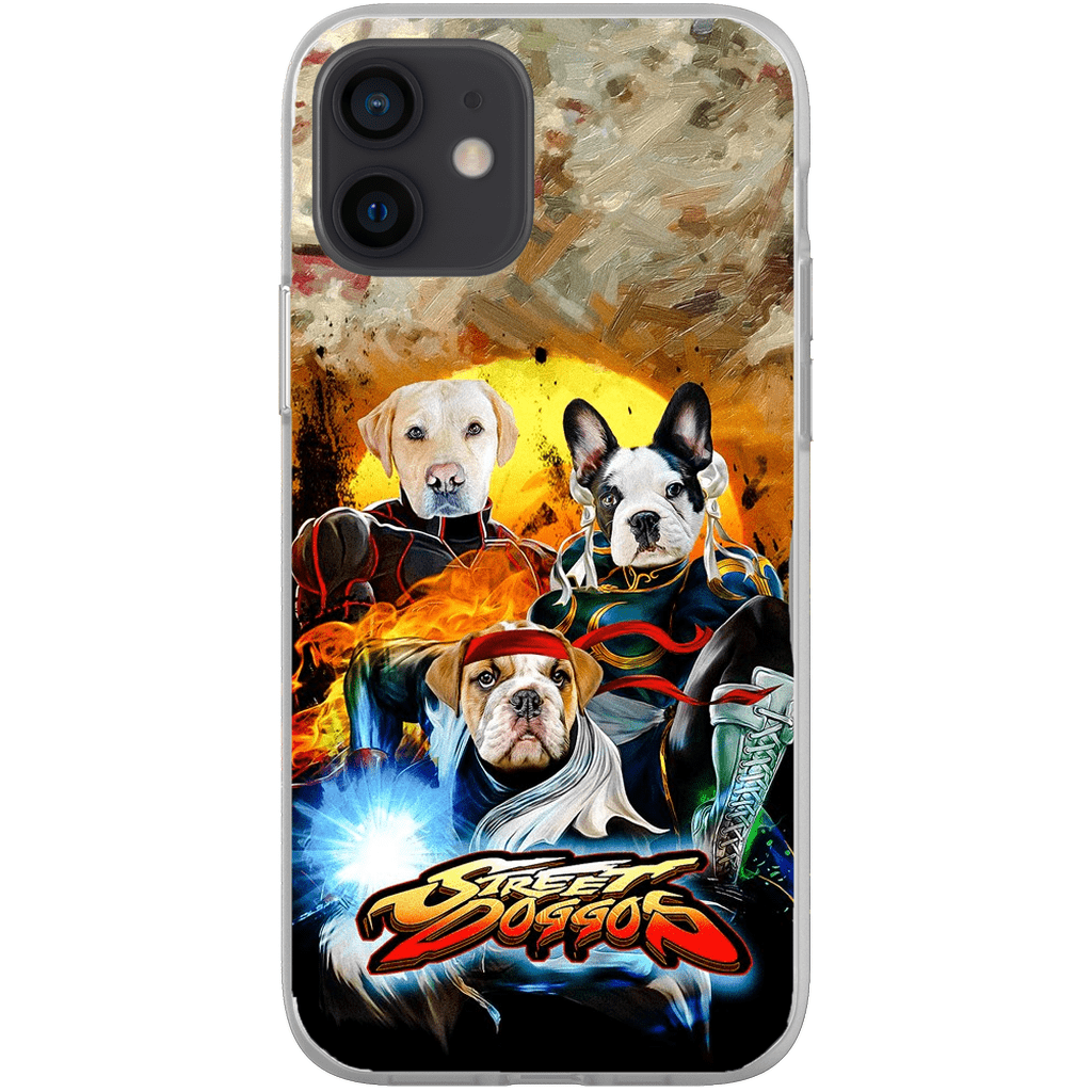 &#39;Street Doggos&#39; Funda personalizada para teléfono con 3 mascotas