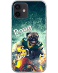 Funda personalizada para teléfono con perro 'Green Bay Doggos'