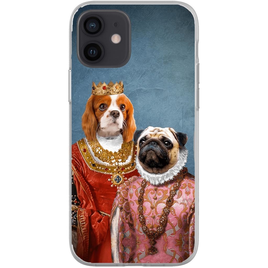 &#39;Queen and Archduchess&#39; Personalized 2 Pet Phone Case