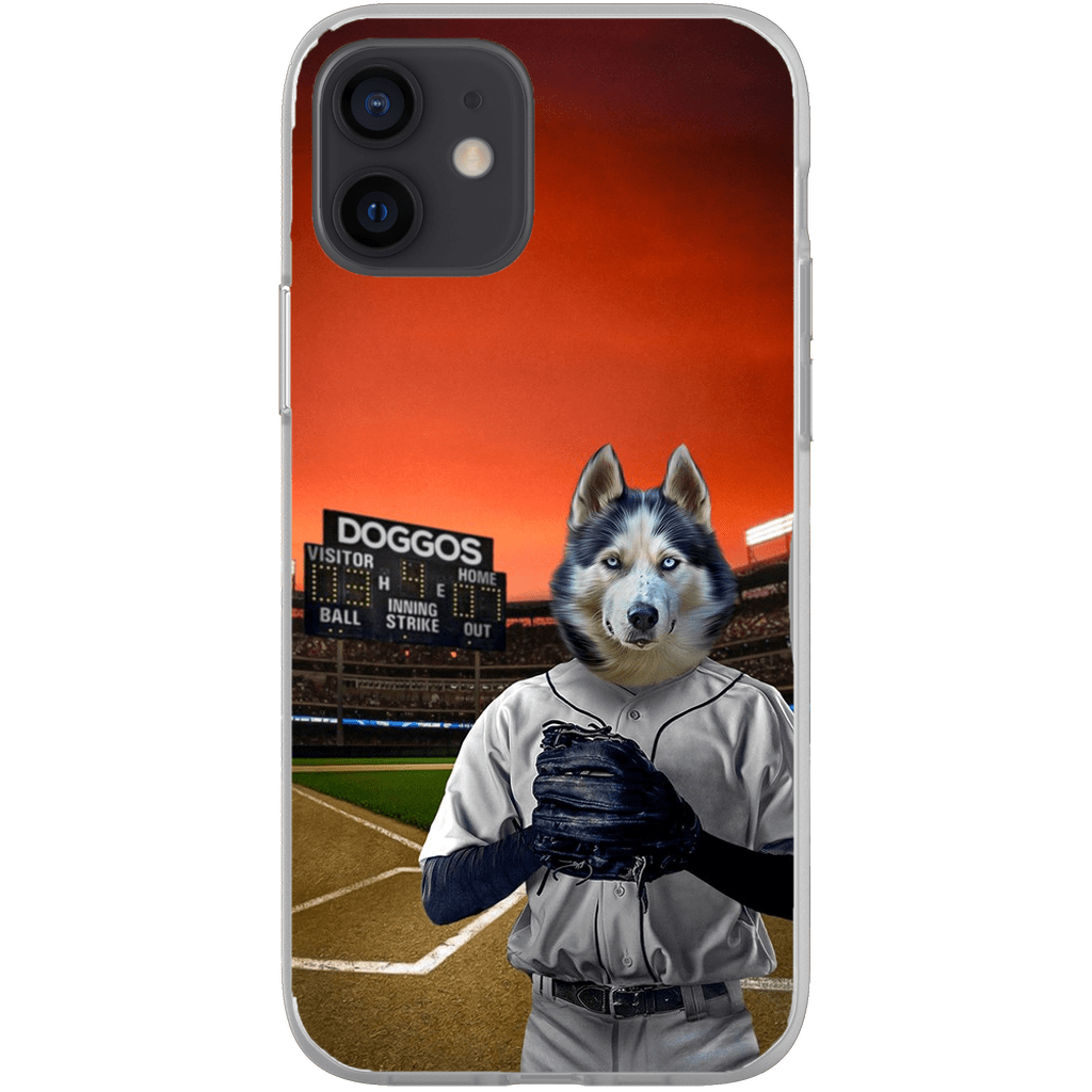 &#39;The Baseball Player&#39; Personalized Phone Case