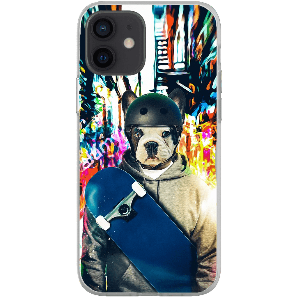 &#39;The Skateboarder&#39; Personalized Phone Case