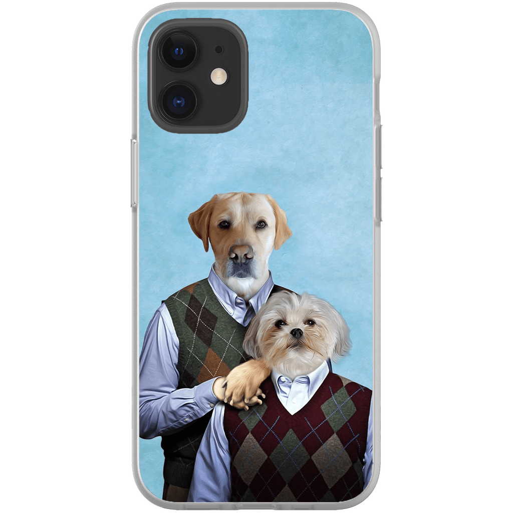 &#39;Step-Doggos&#39; Funda personalizada para teléfono con 2 perros