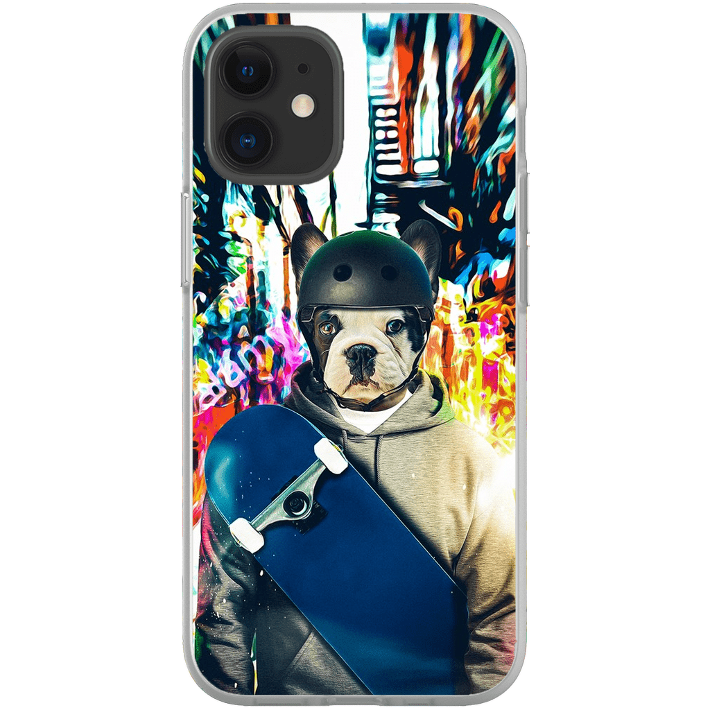 &#39;The Skateboarder&#39; Personalized Phone Case