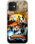 'Street Doggos' Funda personalizada para teléfono con 3 mascotas