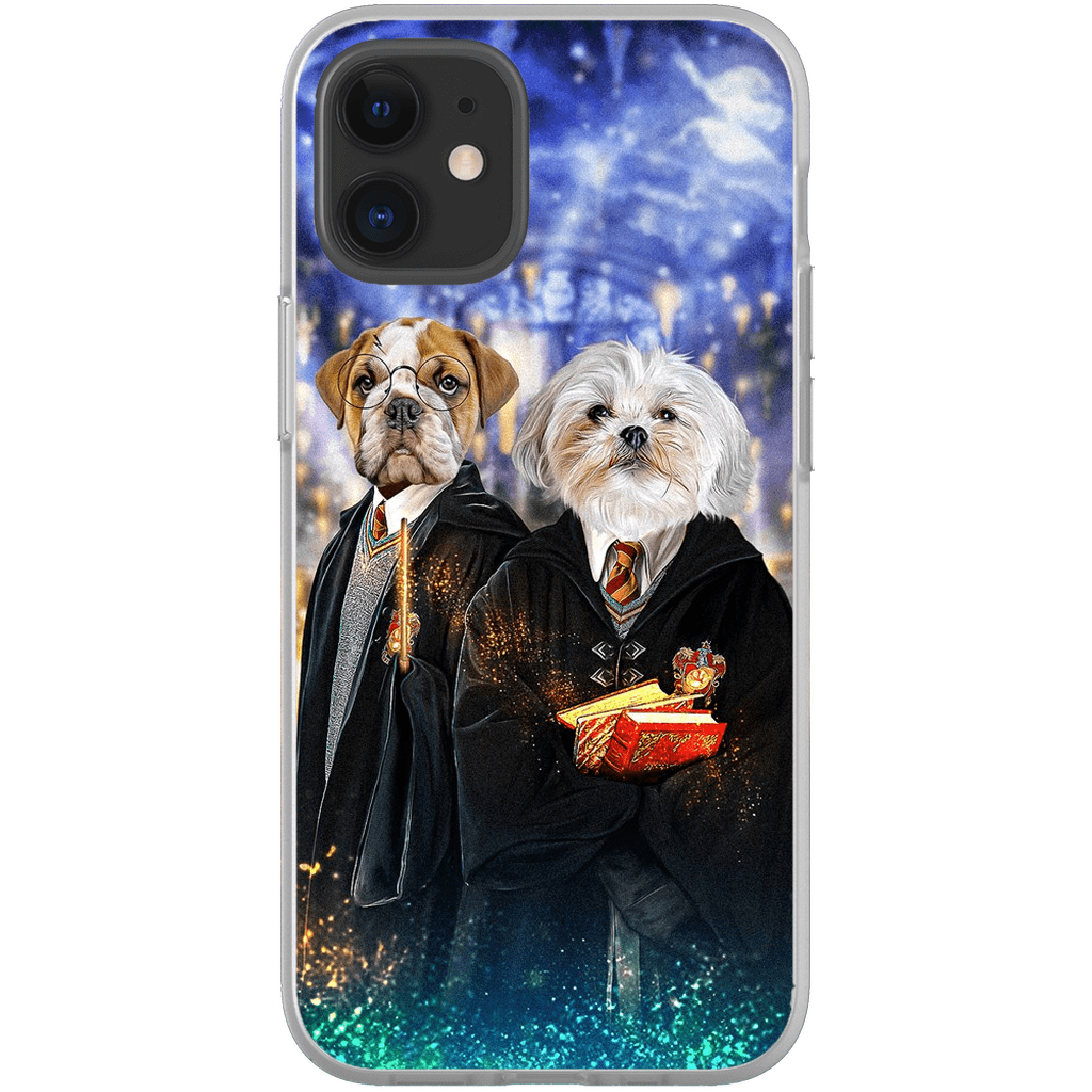 &#39;Harry Doggers 2&#39; Funda personalizada para teléfono con 2 mascotas