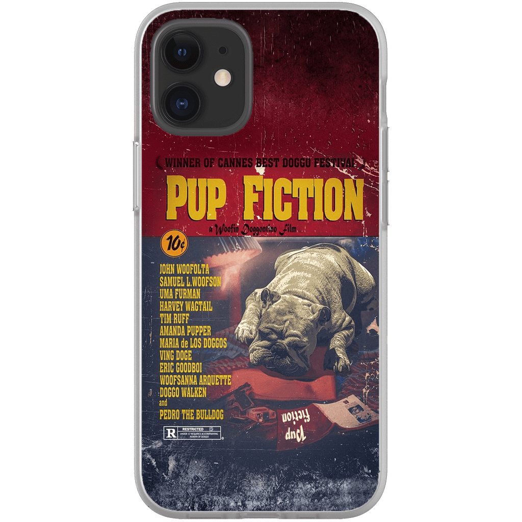 &#39;Pup Fiction&#39; Personalized Phone Case