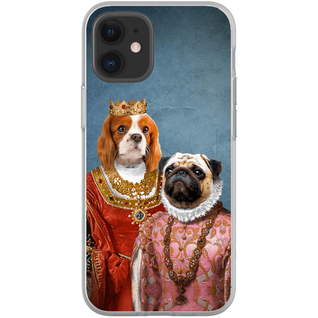 &#39;Queen and Archduchess&#39; Personalized 2 Pet Phone Case