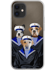 'The Sailors' Personalized 3 Pet Phone Case