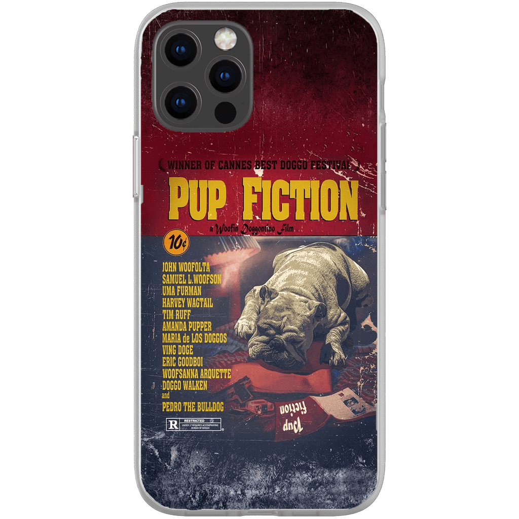 &#39;Pup Fiction&#39; Personalized Phone Case