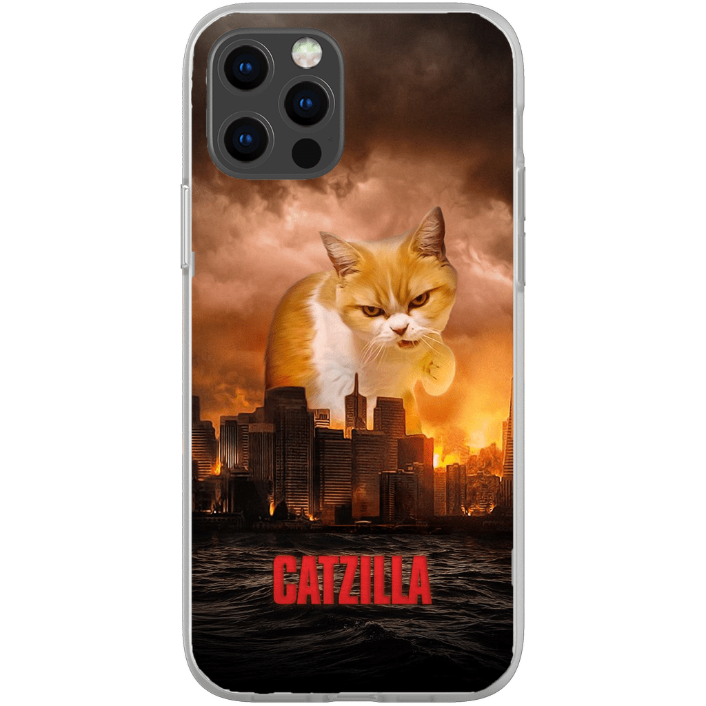 &#39;Catzilla&#39; Personalized Phone Case