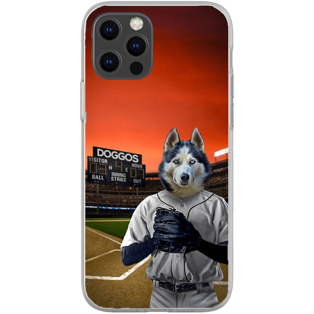 &#39;The Baseball Player&#39; Personalized Phone Case