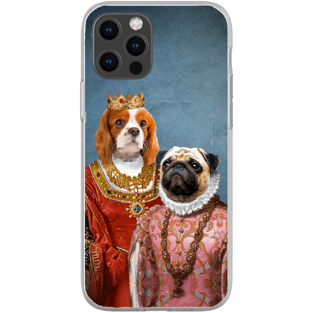 &#39;Queen and Archduchess&#39; Personalized 2 Pet Phone Case