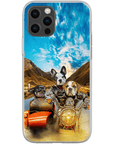 'Harley Wooferson' Funda personalizada para teléfono con 3 mascotas