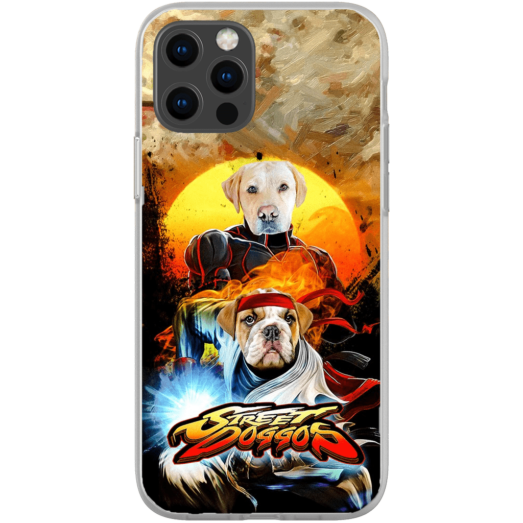 &#39;Street Doggos&#39; Personalized 2 Pet Phone Case