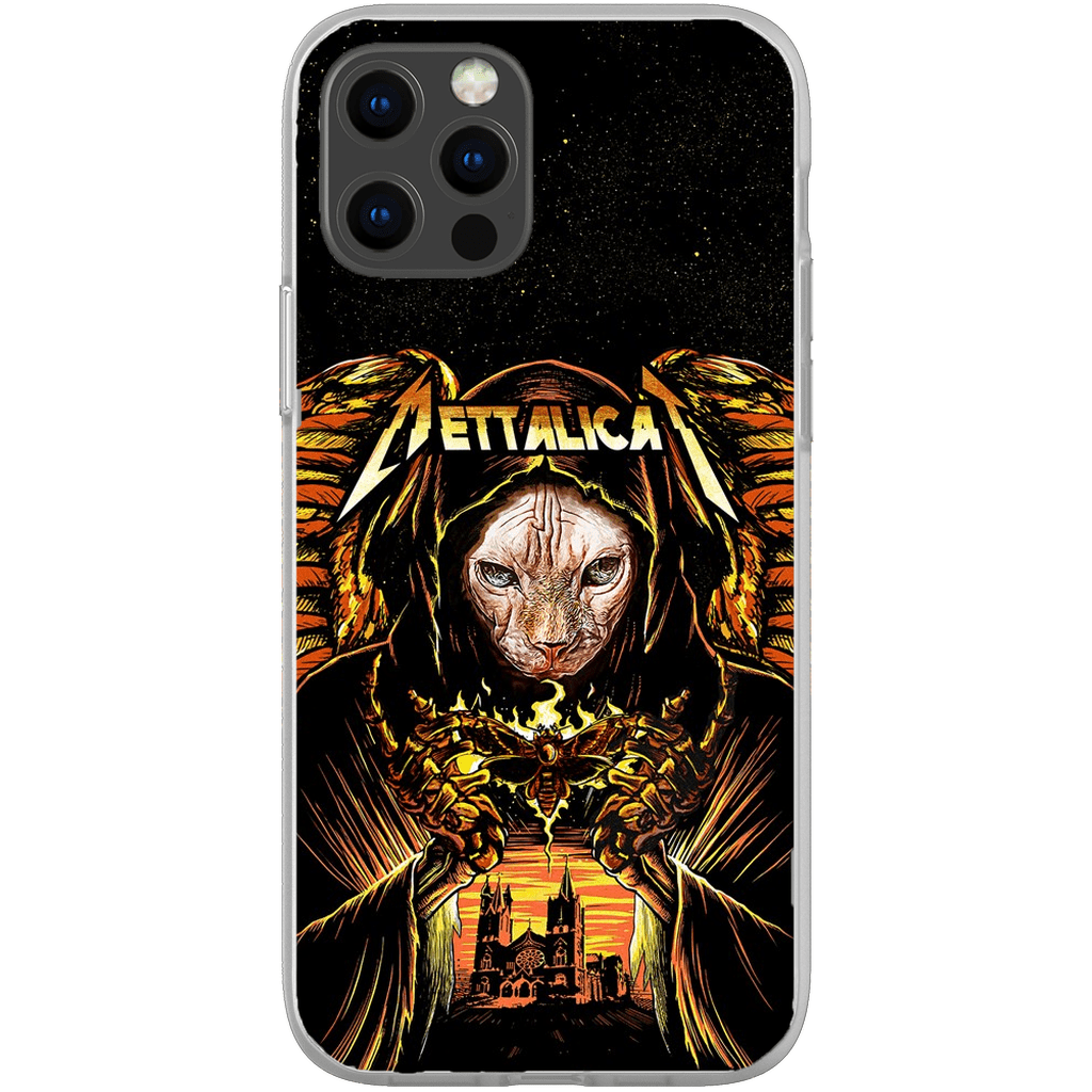 &#39;Mettalicat&#39; Personalized Phone Case