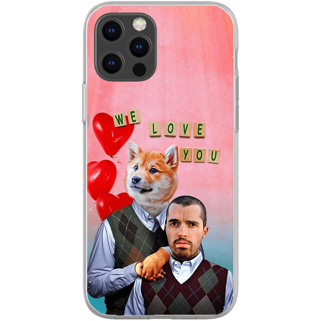 &#39;Step Doggo/Human Valentines&#39; Personalized Phone Cases