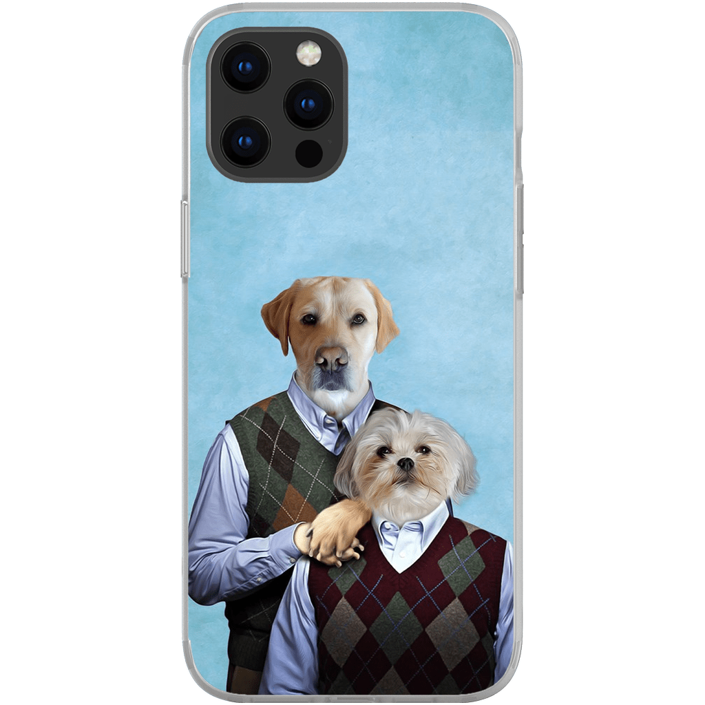 &#39;Step-Doggos&#39; Funda personalizada para teléfono con 2 perros