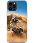 'The Motocross Rider' Personalized Phone Case