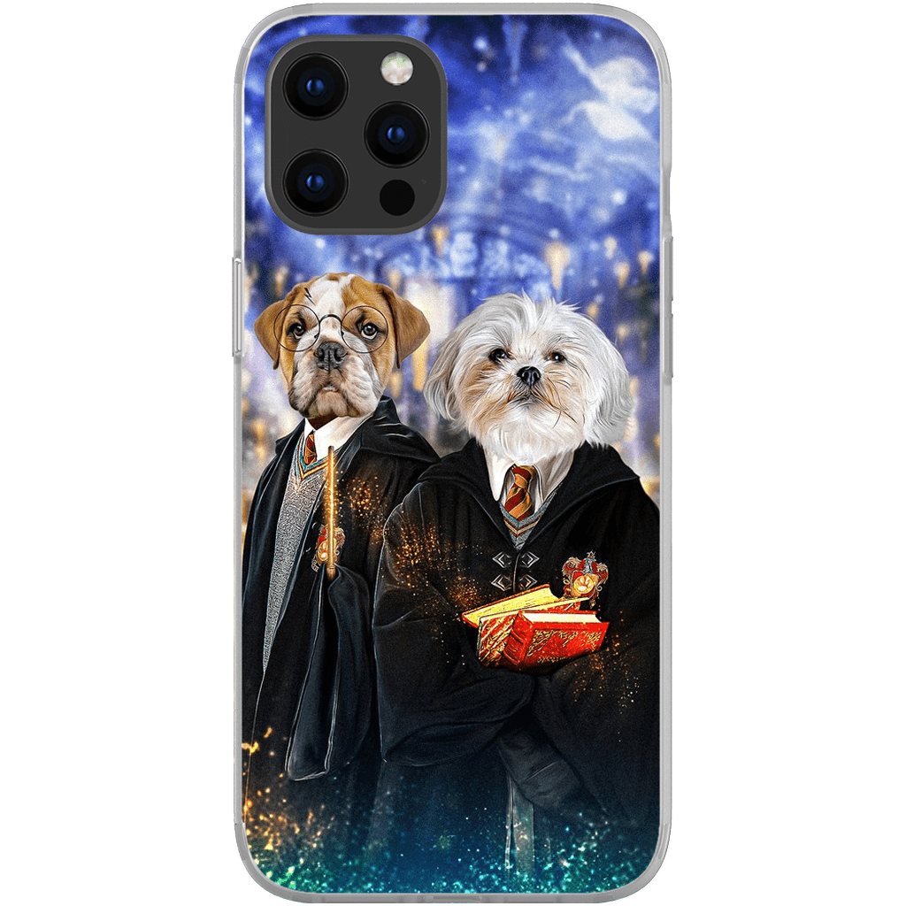 &#39;Harry Doggers 2&#39; Funda personalizada para teléfono con 2 mascotas