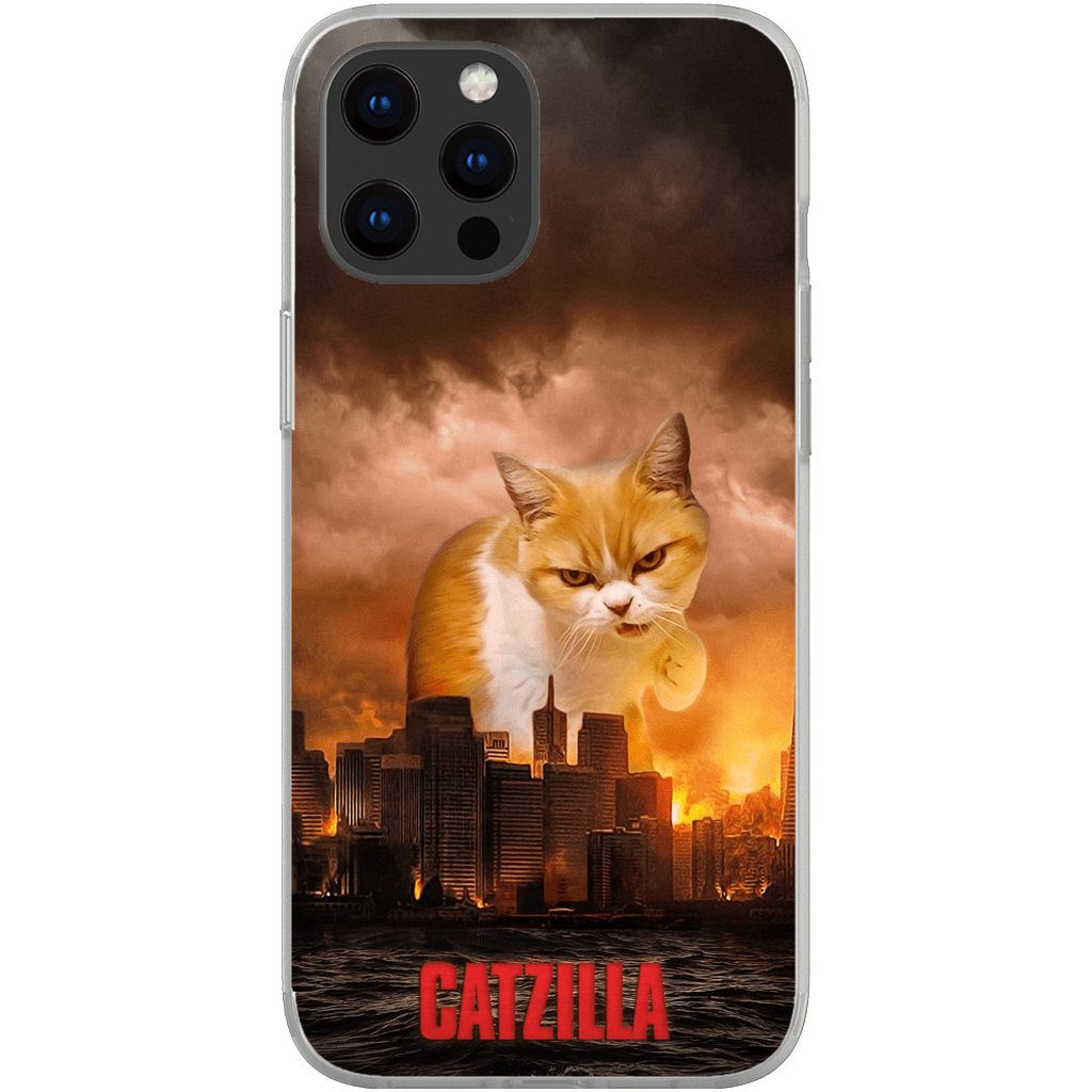 &#39;Catzilla&#39; Personalized Phone Case