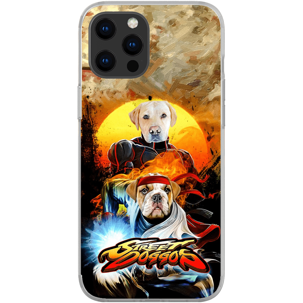 &#39;Street Doggos&#39; Personalized 2 Pet Phone Case