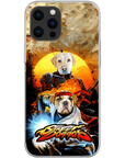 'Street Doggos' Personalized 2 Pet Phone Case