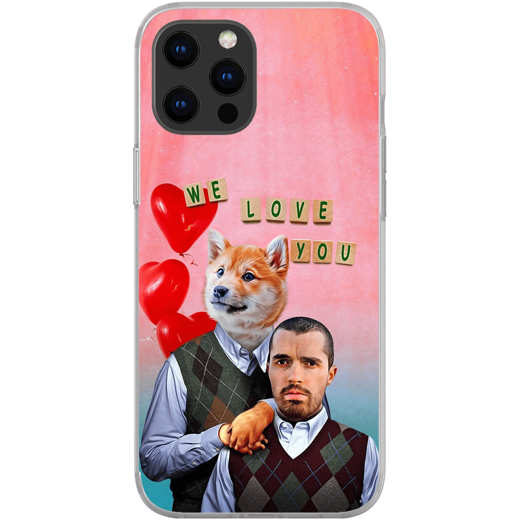 &#39;Step Doggo/Human Valentines&#39; Personalized Phone Cases