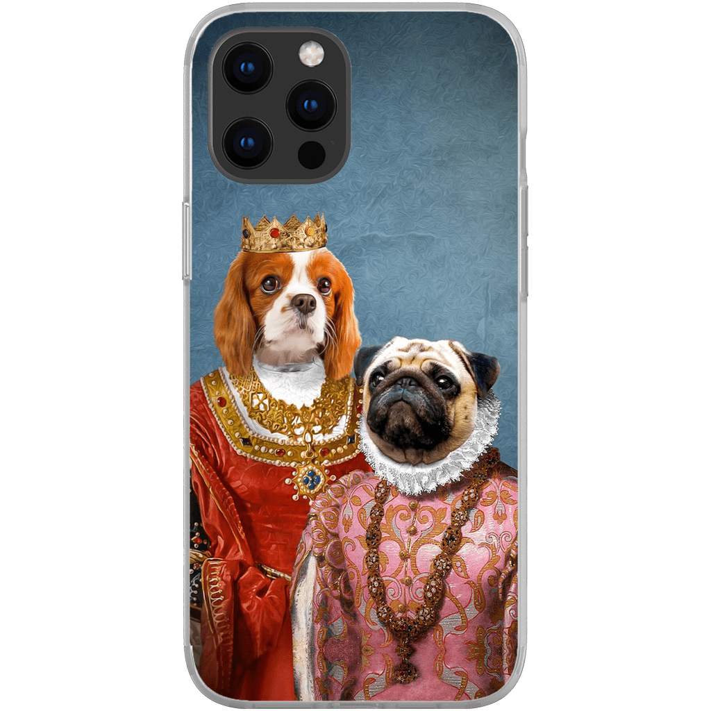 &#39;Queen and Archduchess&#39; Personalized 2 Pet Phone Case