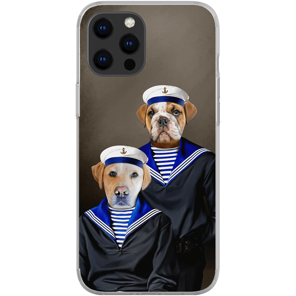 &#39;The Sailors&#39; Personalized 2 Pet Phone Case