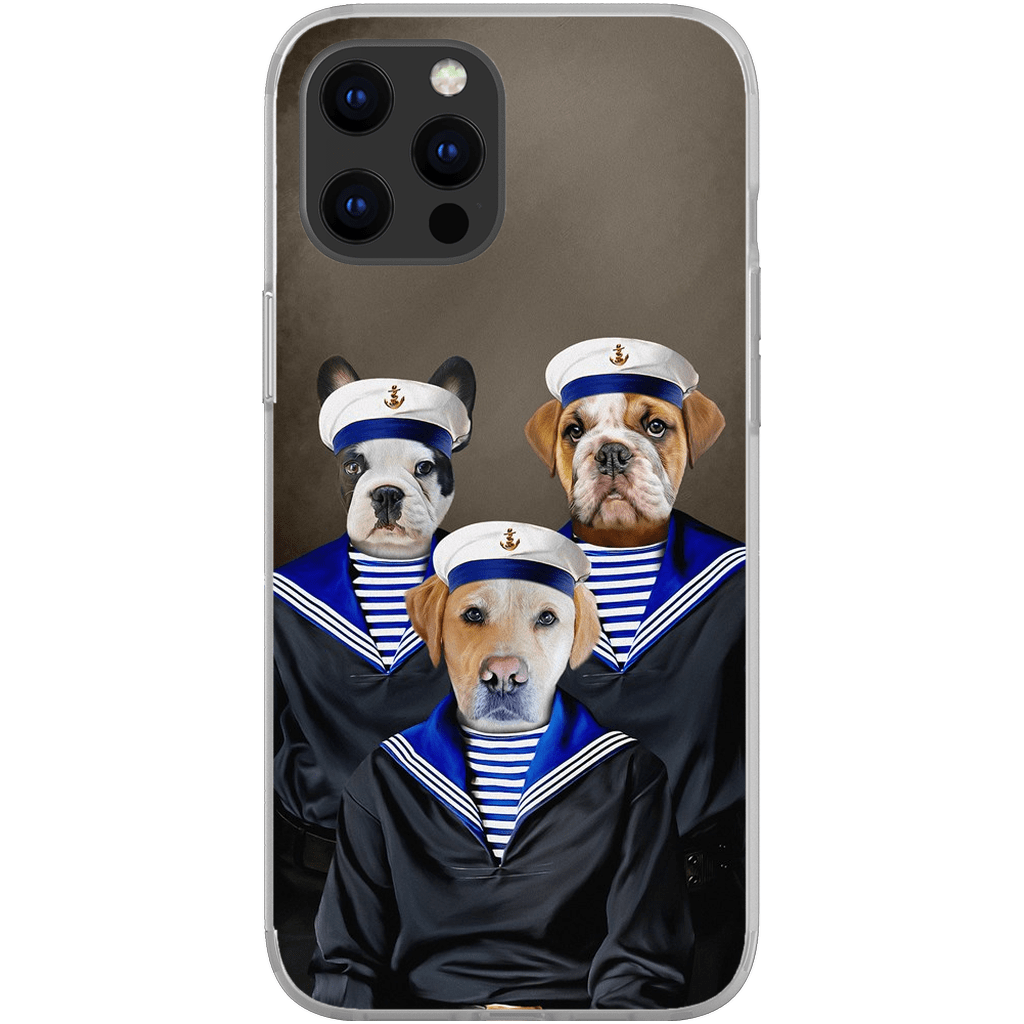 &#39;The Sailors&#39; Personalized 3 Pet Phone Case