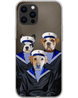 'The Sailors' Personalized 3 Pet Phone Case